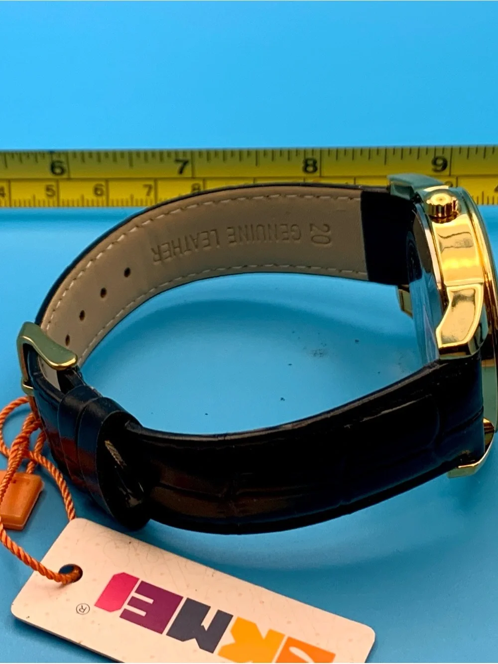 SKMEI 9058 Men’s Dress Quartz Wristwatch Leather Strap Date Display Working